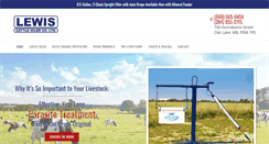 Desktop Screenshot of lewiscattleoilers.com